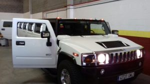 Limusina hummer blanca Madrid