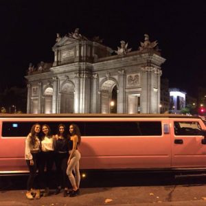 Limusina hummer rosa